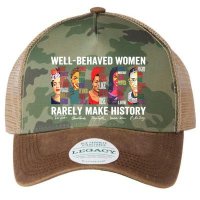 Well Behaved Women Rarely Make History Legacy Tie Dye Trucker Hat