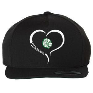 West Branch Warriors Logo Half Heart Slogan Hs Wool Snapback Cap