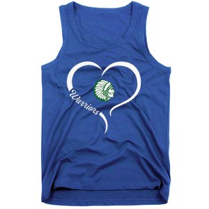 West Branch Warriors Logo Half Heart Slogan Hs Tank Top