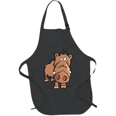 Wild Boar Full-Length Apron With Pockets