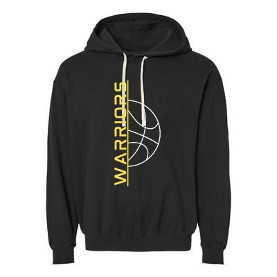 Warriors Basketball Garment-Dyed Fleece Hoodie