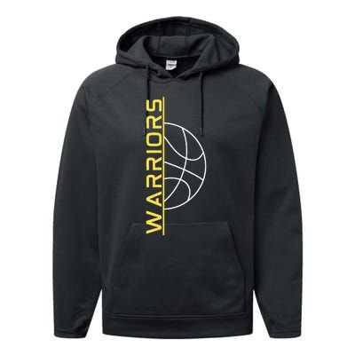 Warriors Basketball Performance Fleece Hoodie