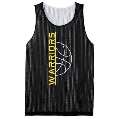 Warriors Basketball Mesh Reversible Basketball Jersey Tank