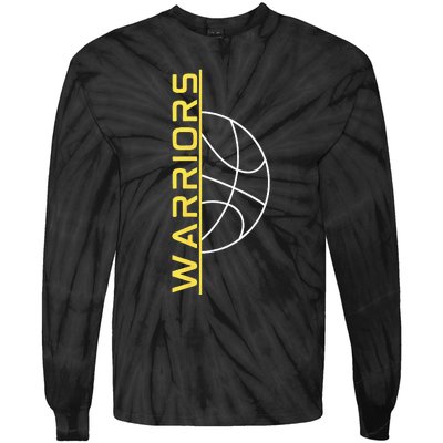 Warriors Basketball Tie-Dye Long Sleeve Shirt