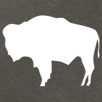 Wyoming Bison Cotton Canvas Backpack