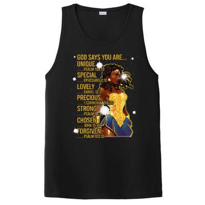 Wonder Black Woman Black Strong PosiCharge Competitor Tank