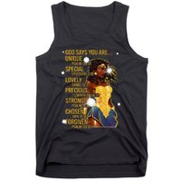 Wonder Black Woman Black Strong Tank Top