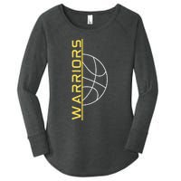 Warriors Basketball Women's Perfect Tri Tunic Long Sleeve Shirt