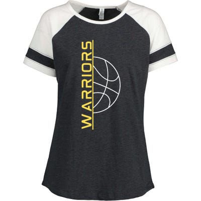 Warriors Basketball Enza Ladies Jersey Colorblock Tee