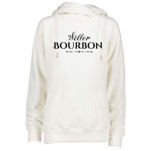 Weller Bourbon Whiskey Kentucky Distillery Trail Womens Funnel Neck Pullover Hood