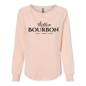 Weller Bourbon Whiskey Kentucky Distillery Trail Womens California Wash Sweatshirt