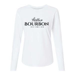 Weller Bourbon Whiskey Kentucky Distillery Trail Womens Cotton Relaxed Long Sleeve T-Shirt