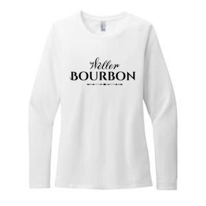 Weller Bourbon Whiskey Kentucky Distillery Trail Womens CVC Long Sleeve Shirt