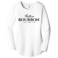 Weller Bourbon Whiskey Kentucky Distillery Trail Women's Perfect Tri Tunic Long Sleeve Shirt