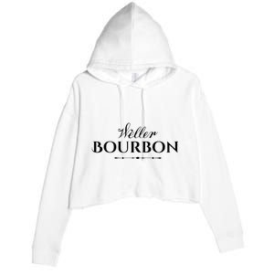 Weller Bourbon Whiskey Kentucky Distillery Trail Crop Fleece Hoodie