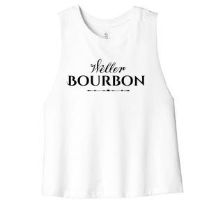 Weller Bourbon Whiskey Kentucky Distillery Trail Women's Racerback Cropped Tank