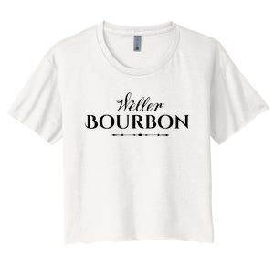 Weller Bourbon Whiskey Kentucky Distillery Trail Women's Crop Top Tee