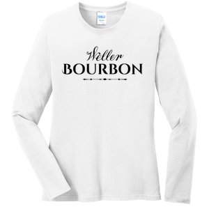 Weller Bourbon Whiskey Kentucky Distillery Trail Ladies Long Sleeve Shirt