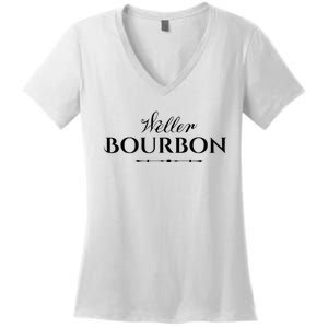 Weller Bourbon Whiskey Kentucky Distillery Trail Women's V-Neck T-Shirt