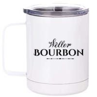 Weller Bourbon Whiskey Kentucky Distillery Trail 12 oz Stainless Steel Tumbler Cup