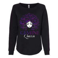 Wo Black Wo Afro Hair Gemini Queen Birthday Gift Womens California Wash Sweatshirt