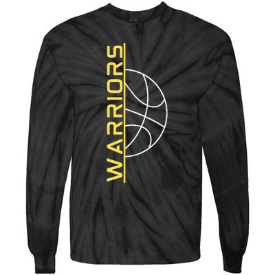 Warriors Basketball  Tie-Dye Long Sleeve Shirt