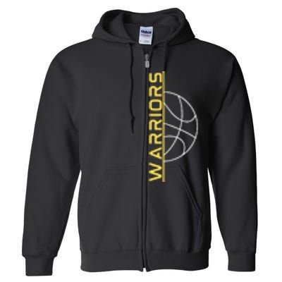 Warriors Basketball  Full Zip Hoodie