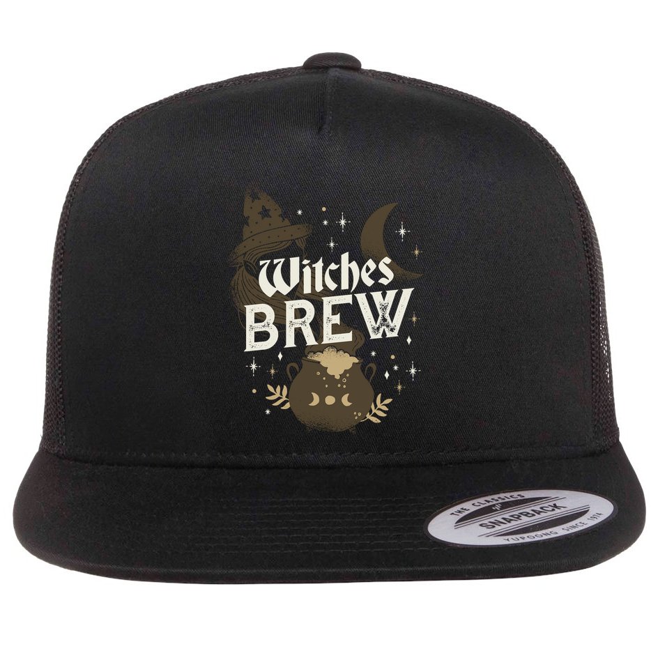 Witches Brew Flat Bill Trucker Hat