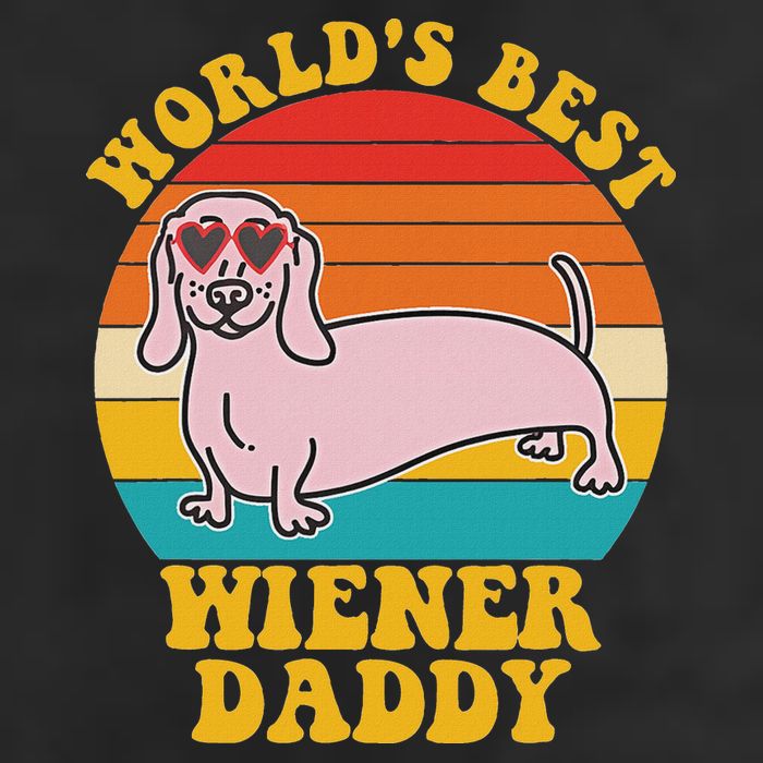WorldS Best Wiener Daddy Funny Dog Lover Design 15oz Campfire Ceramic Mug