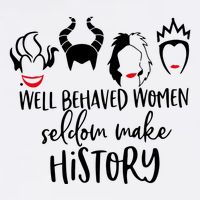 Well Behaved Women Seldom Make History Cooling Performance Crew T-Shirt