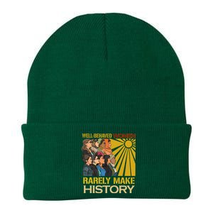 Well Behaved Women Rarely Make History Strong Women Knit Cap Winter Beanie