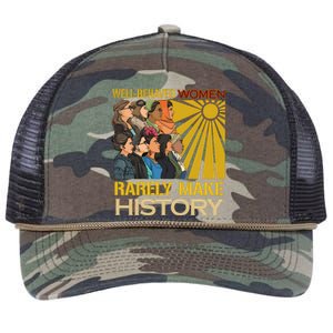 Well Behaved Women Rarely Make History Strong Women Retro Rope Trucker Hat Cap