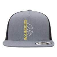 Warriors Basketball Flat Bill Trucker Hat