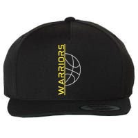 Warriors Basketball Wool Snapback Cap