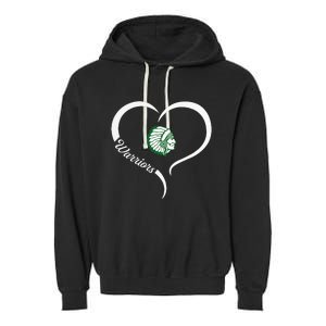 West Branch Warriors Logo Half Heart Slogan Hs Garment-Dyed Fleece Hoodie