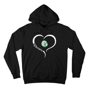 West Branch Warriors Logo Half Heart Slogan Hs Hoodie