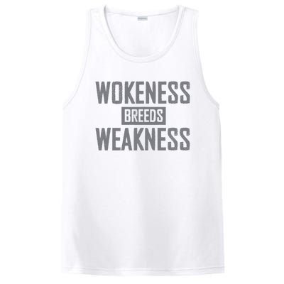 Wokeness Breeds Weakness PosiCharge Competitor Tank