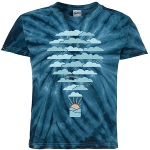 Weather Balloon Kids Tie-Dye T-Shirt