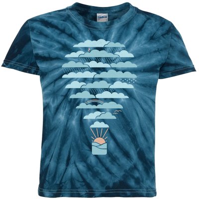 Weather Balloon Kids Tie-Dye T-Shirt