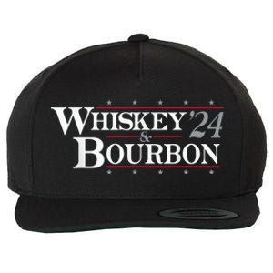 Whiskey Bourbon Whiskey 24 And Bourbon Funny Gift Wool Snapback Cap