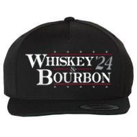 Whiskey Bourbon Whiskey 24 And Bourbon Funny Gift Wool Snapback Cap