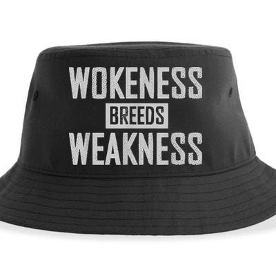 Wokeness Breeds Weakness Sustainable Bucket Hat