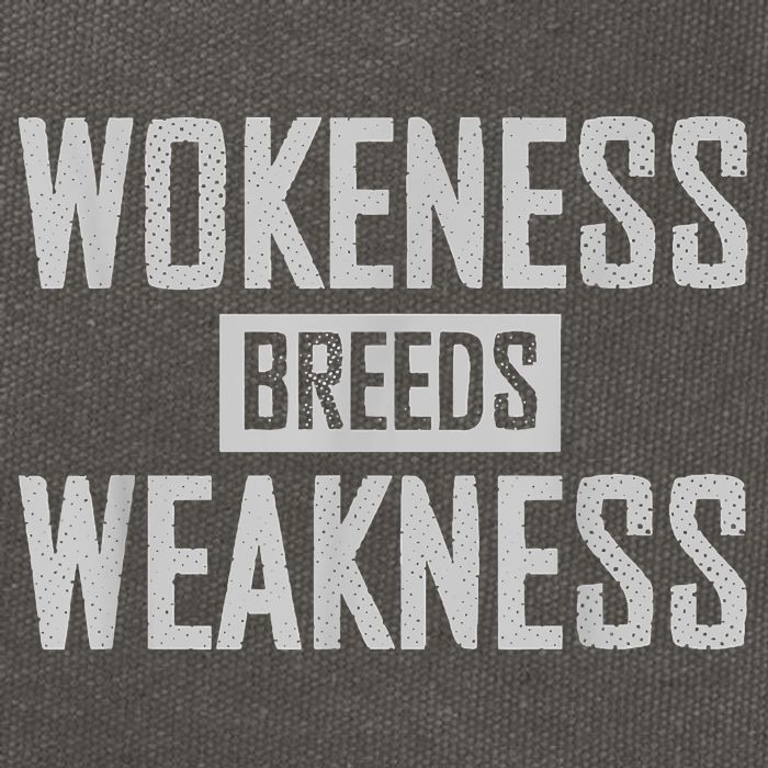 Wokeness Breeds Weakness Cotton Canvas Backpack