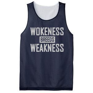 Wokeness Breeds Weakness Mesh Reversible Basketball Jersey Tank