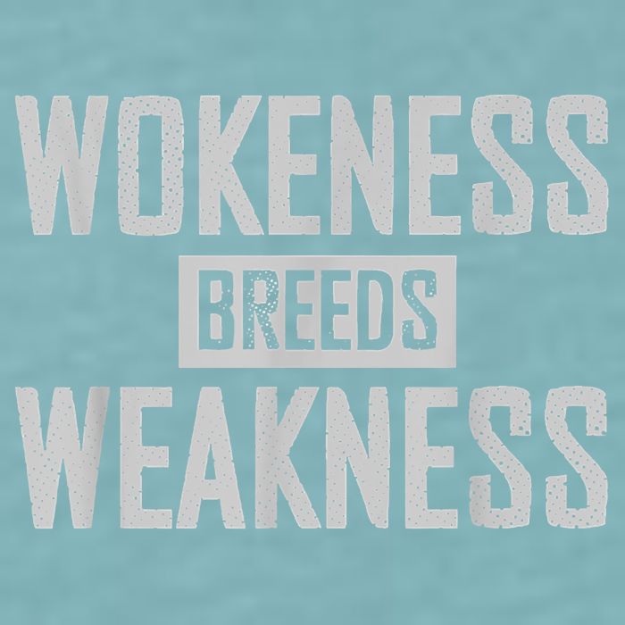 Wokeness Breeds Weakness Sueded Cloud Jersey T-Shirt