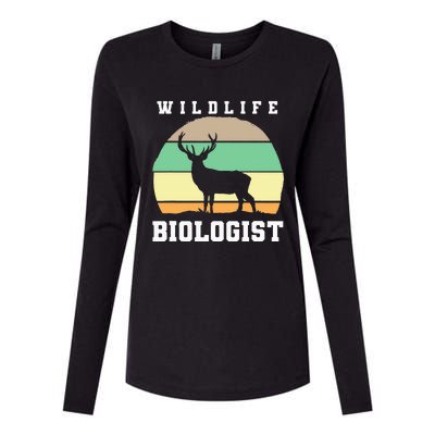 Wildlife Biologist Wildlife Biologist Womens Cotton Relaxed Long Sleeve T-Shirt