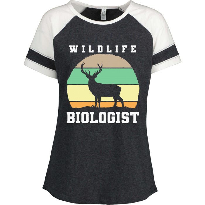 Wildlife Biologist Wildlife Biologist Enza Ladies Jersey Colorblock Tee