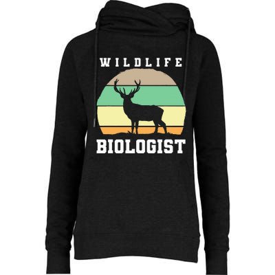 Wildlife Biologist Wildlife Biologist Womens Funnel Neck Pullover Hood