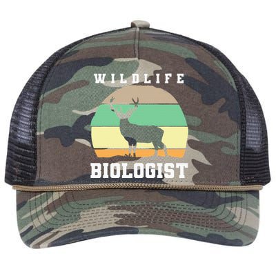 Wildlife Biologist Wildlife Biologist Retro Rope Trucker Hat Cap