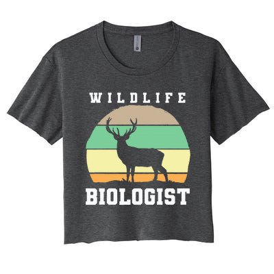 Wildlife Biologist Wildlife Biologist Women's Crop Top Tee